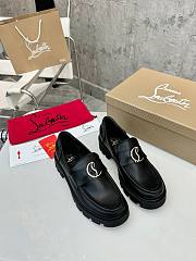 CHRISTIAN LOUBOUTIN | CL Moc Lug leather loafers black - 2