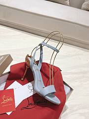 CHRISTIAN LOUBOUTIN | High Heels 80 mm blue - 4