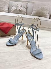 CHRISTIAN LOUBOUTIN | High Heels 80 mm blue - 3