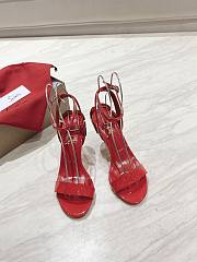 CHRISTIAN LOUBOUTIN | High Heels 80 mm shiny red - 6