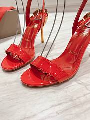 CHRISTIAN LOUBOUTIN | High Heels 80 mm shiny red - 4