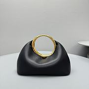 JACQUEMUS | The small Calino Mini ring handbag black - 5