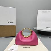 JACQUEMUS | The small Calino Mini ring handbag pink - 6