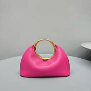 JACQUEMUS | The small Calino Mini ring handbag pink - 5