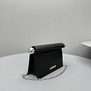 JACQUEMUS | La Petite Pochette Logo Plaque Shoulder Bag Black - 6