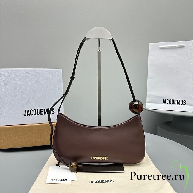 JACQUEMUS | Le Bisou Perle shoulder bag brown - 1