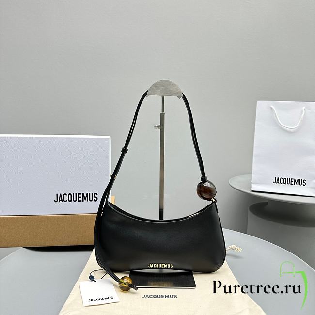 JACQUEMUS | Le Bisou Perle shoulder bag black - 1