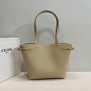 CELINE | SMALL CABAS ANAÏS CUIR TRIOMPHE in Grained calfskin cappuccino - 6