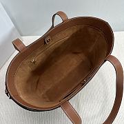 CELINE | SMALL CABAS ANAÏS CUIR TRIOMPHE in Grained calfskin tan - 4