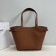 CELINE | SMALL CABAS ANAÏS CUIR TRIOMPHE in Grained calfskin tan - 2