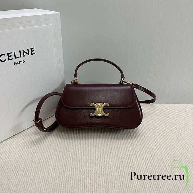 CELINE | Teen Lola Trio Mphe In Burgundy - 1