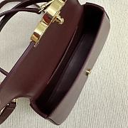 CELINE | Teen Lola Trio Mphe In Burgundy - 5