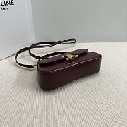 CELINE | Teen Lola Trio Mphe In Burgundy - 4