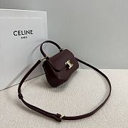 CELINE | Teen Lola Trio Mphe In Burgundy - 3