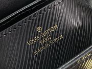 LOUIS VUITTON | Twist West Pochette Epi cowhide with grain black - 6