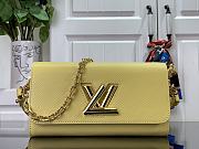 LOUIS VUITTON | Twist West Pochette Epi cowhide with grain yellow - 1