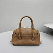 MIUMIU | Aventure nappa leather top-handle bag brown  - 6