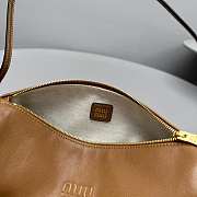 MIUMIU | Nappa Leather Pouch Brown - 3