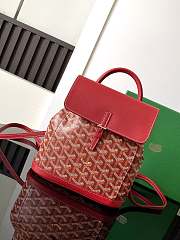 GOYARD | Alpin Backpack Coated Canvas Red - 1