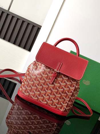 GOYARD | Alpin Backpack Coated Canvas Red