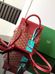 GOYARD | Alpin Backpack Coated Canvas Red - 5