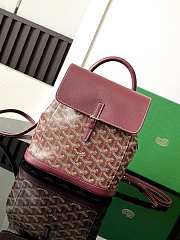 GOYARD | Alpin Backpack Coated Canvas Burgundy - 1