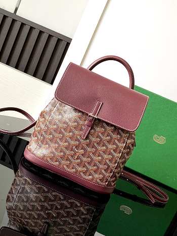 GOYARD | Alpin Backpack Coated Canvas Burgundy