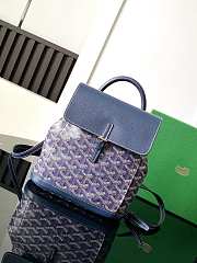 GOYARD | Alpin Backpack Coated Canvas Dark Blue - 1