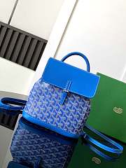 GOYARD | Alpin Backpack Coated Canvas Blue - 1