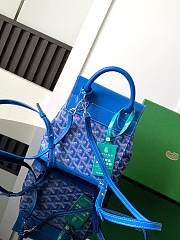 GOYARD | Alpin Backpack Coated Canvas Blue - 3