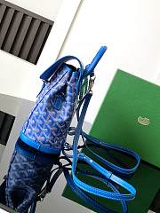 GOYARD | Alpin Backpack Coated Canvas Blue - 2