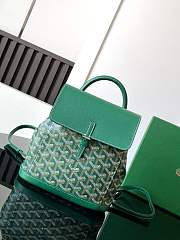 GOYARD | Alpin Backpack Coated Canvas Green - 1