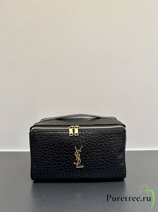 YSL | Gaby logo-plaque wash bag - 1