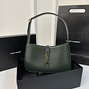 YSL | LE 5 À 7 Rive Gauche Bag In Dark Green - 1