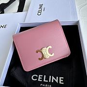 CELINE | Small Wallet Triomphe In Pink - 1