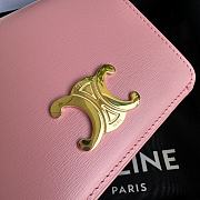 CELINE | Small Wallet Triomphe In Pink - 5