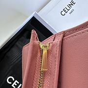 CELINE | Small Wallet Triomphe In Pink - 4