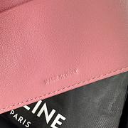 CELINE | COMPACT WALLET WITH COIN TRIOMPHE in Shiny calfskin Pink - 6