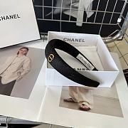 DIOR | D letter headband black - 5