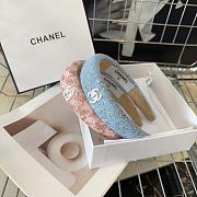 CHANEL | headband fresh and trendy pink/blue - 1