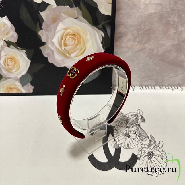 GUCCI | Bee headband red - 1