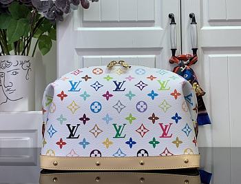 Louis Vuitton x Murakami | Pochette Cosmétique Monogram Denim White