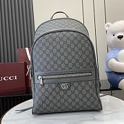 GUCCI | Ophidia medium backpack Silver-tone accessories gray - 1