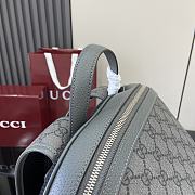 GUCCI | Ophidia medium backpack Silver-tone accessories gray - 5