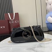 LOUIS VUITTON | Blondie small shoulder bag Black patent leather - 1