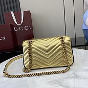 GUCCI | GG Marmont small shoulder bag gold - 6