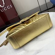 GUCCI | GG Marmont small shoulder bag gold - 5