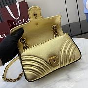 GUCCI | GG Marmont small shoulder bag gold - 4