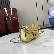 GUCCI | GG Marmont mini shoulder bag gold - 6