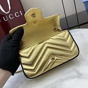 GUCCI | GG Marmont mini shoulder bag gold - 4